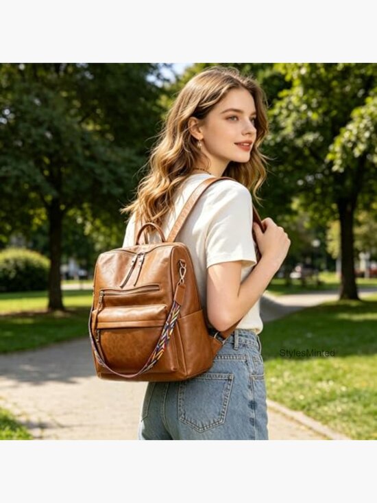 Fashion Leather Backpack Purse Ladies Shoulder Bag Satchel Handbags main image 5